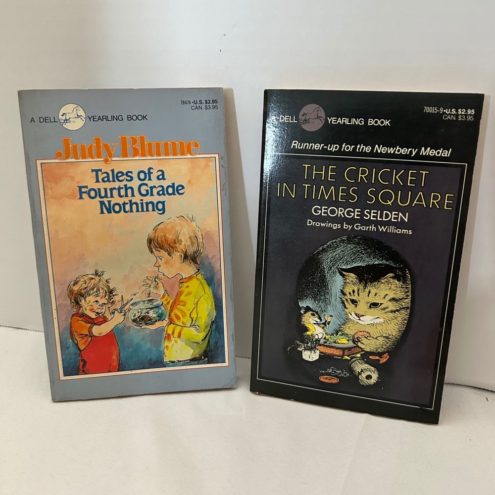 Book Bundle Judy Blume Tales of a Fourth Grade Nothing & Cricket in Times Square